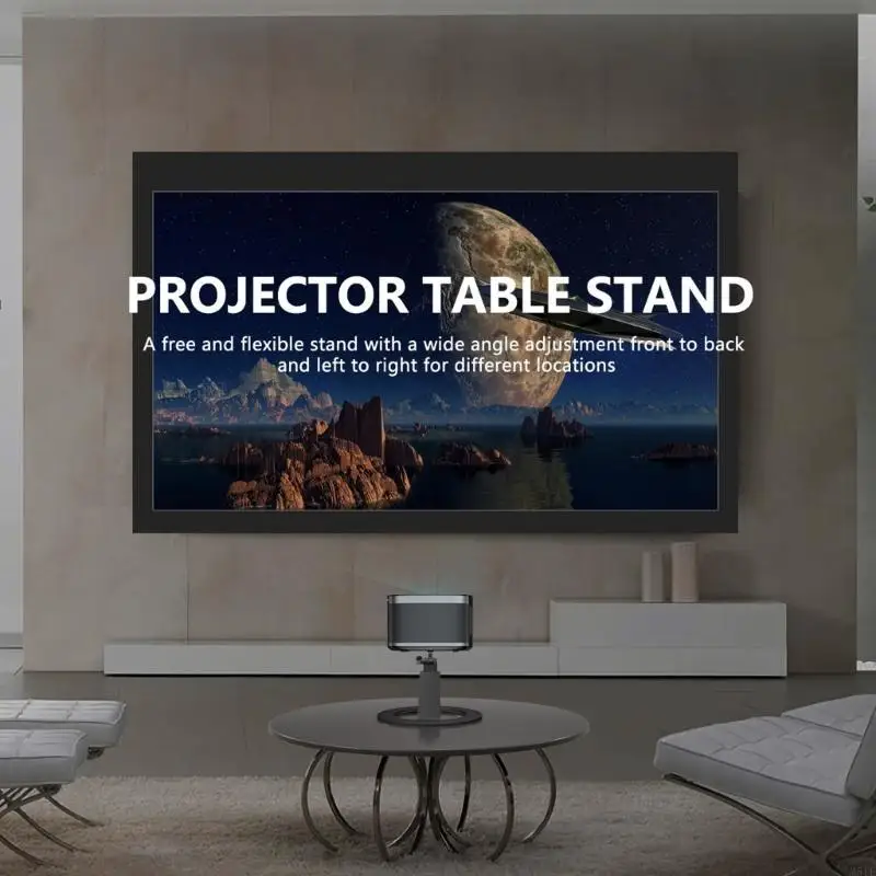 

Projector Holder 1/4in Screw Adjustable Projector Desk Mount Scratches Resistant M5TE