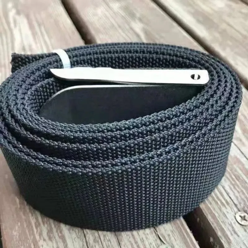 2PCS Stainless Steel Buckle Diving Weight Belt Adjustable 170cm Length 5cm Width Sturdy Freediving Snorkeling Weight Strap