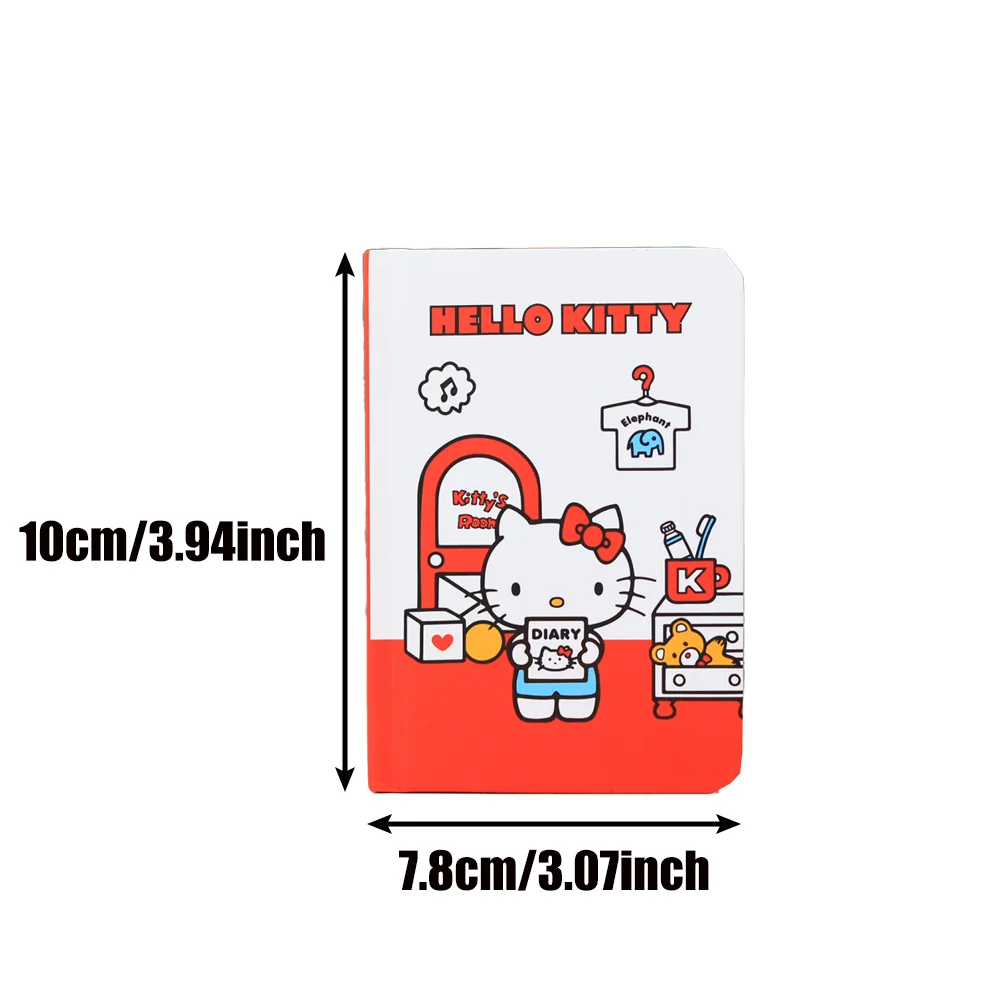 Neue Echte Hallo Kitty A7 Notebook Mini Studenten Tagebuch Kawaii Cartoon Sanrio Kt Katze Tragbare Tasche Notizblock Schreibwaren Geschenke