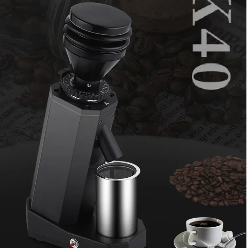 سكين مخروطي منزلي 220 فولت، مطحنة حبوب القهوة الكهربائية، مطحنة حبوب القهوة التجارية الاحترافية