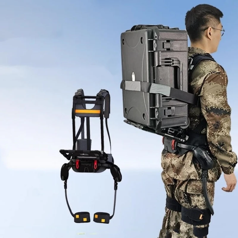 AI Powered Sports Enhancement Exoskeleton Robot For Firefighting Rescue Load Reduction Strength Training Aluminum Alloy Carbon