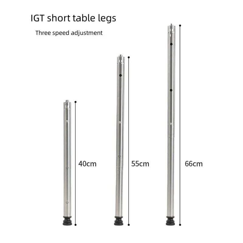 Outdoor Camping IGT Table with Bamboo Board Outdoor Kitchen System IGT Table Accessories, 234 Unit Frame