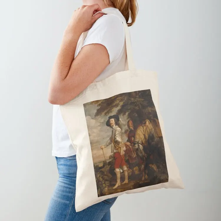 

HD. Portrait of Charles I, king of England (1600a1649),by Sir Anthony van Dyck Tote Bag Canvas bag Canvas stote bag