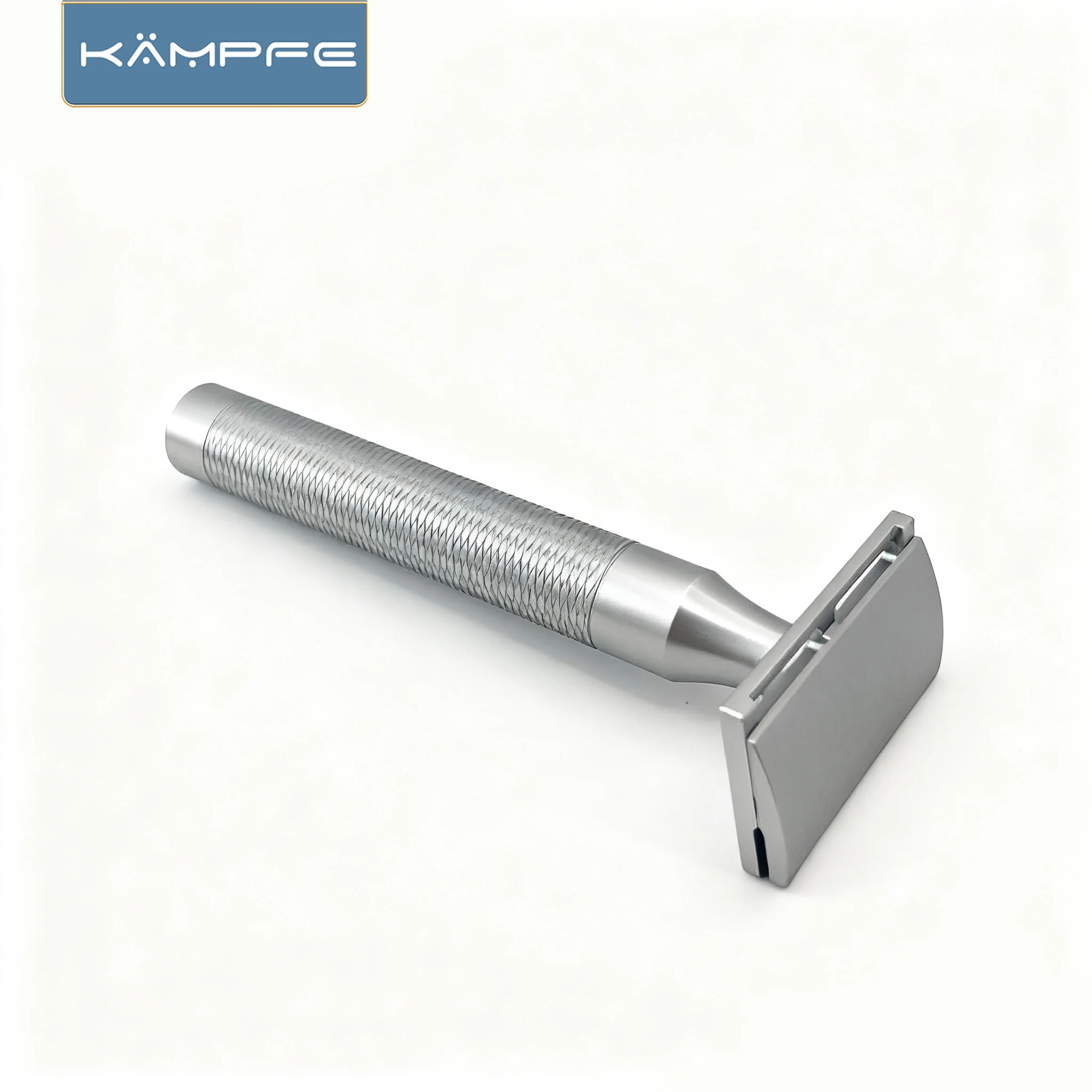 KAMPFE Aluminum CNC Machining  Handle Light Weight 1 Single-edged Blade  Mens Shaving Safety Razor  shaver