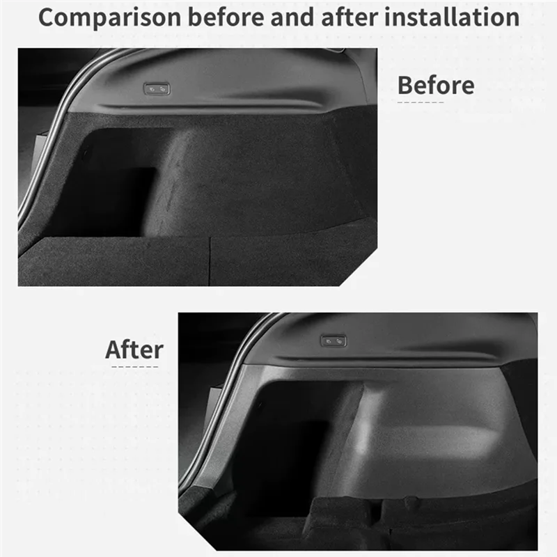 

For Tesla Model Y Rear Trunk Side Protective Cover Juniper 2025 Left Right Panel Protection Cargo Side Protect Mat