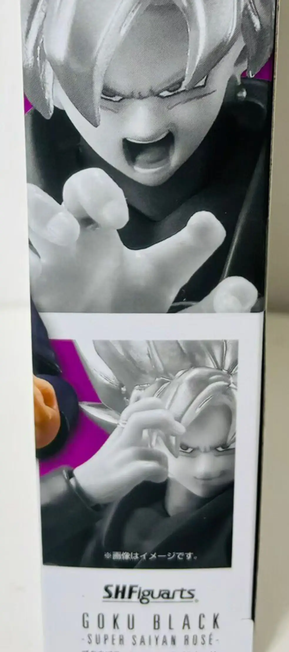 

BANDAI S.H.Figuarts Dragon Ball Chou Zamasu Black Goku Super Saiyan Pink PVC Anime Figure