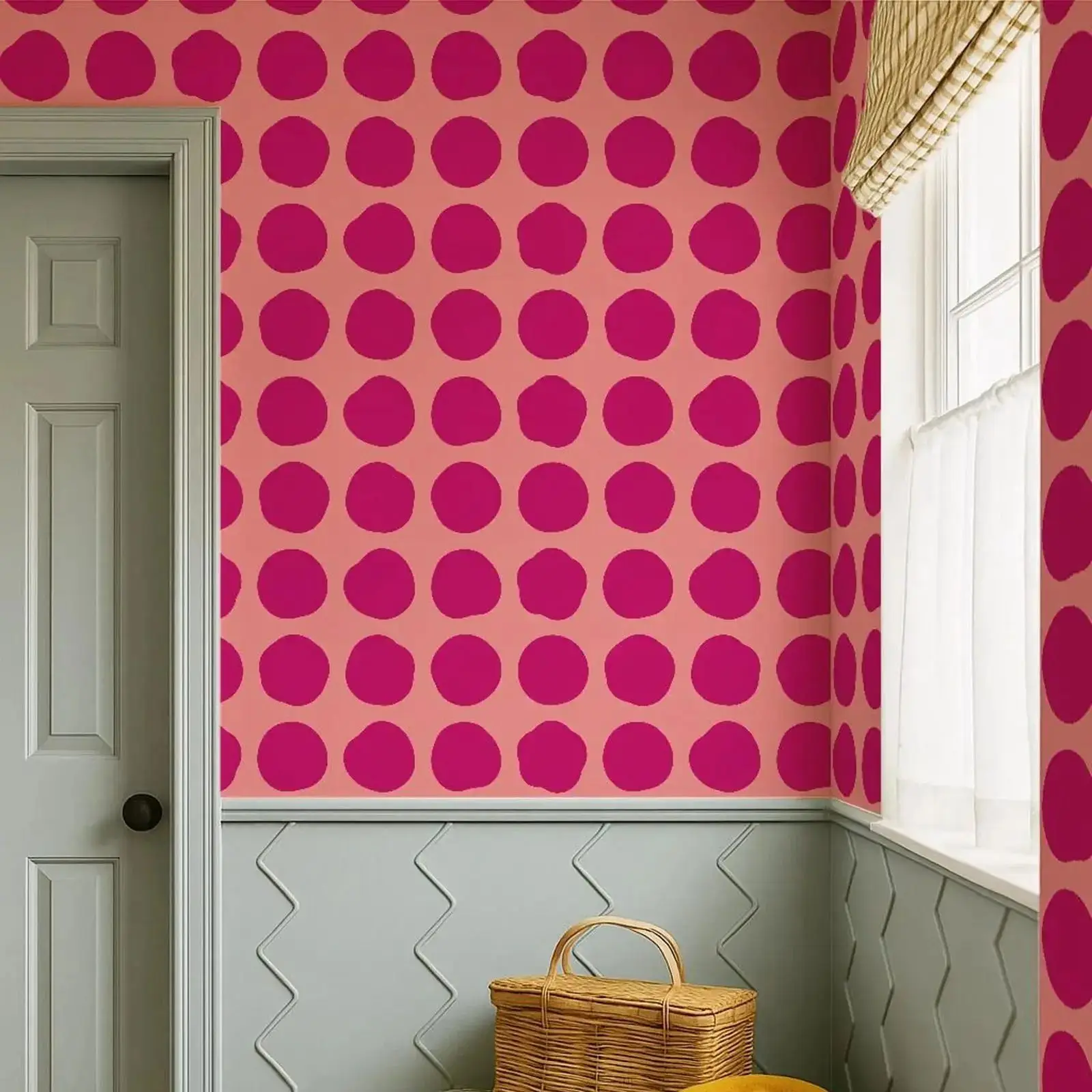 

Красочные абстрактные круглые обои в рулоне, круглая форма, настенное покрытие в стиле ретро, самоклеящаяся или традиционная настенная роспись