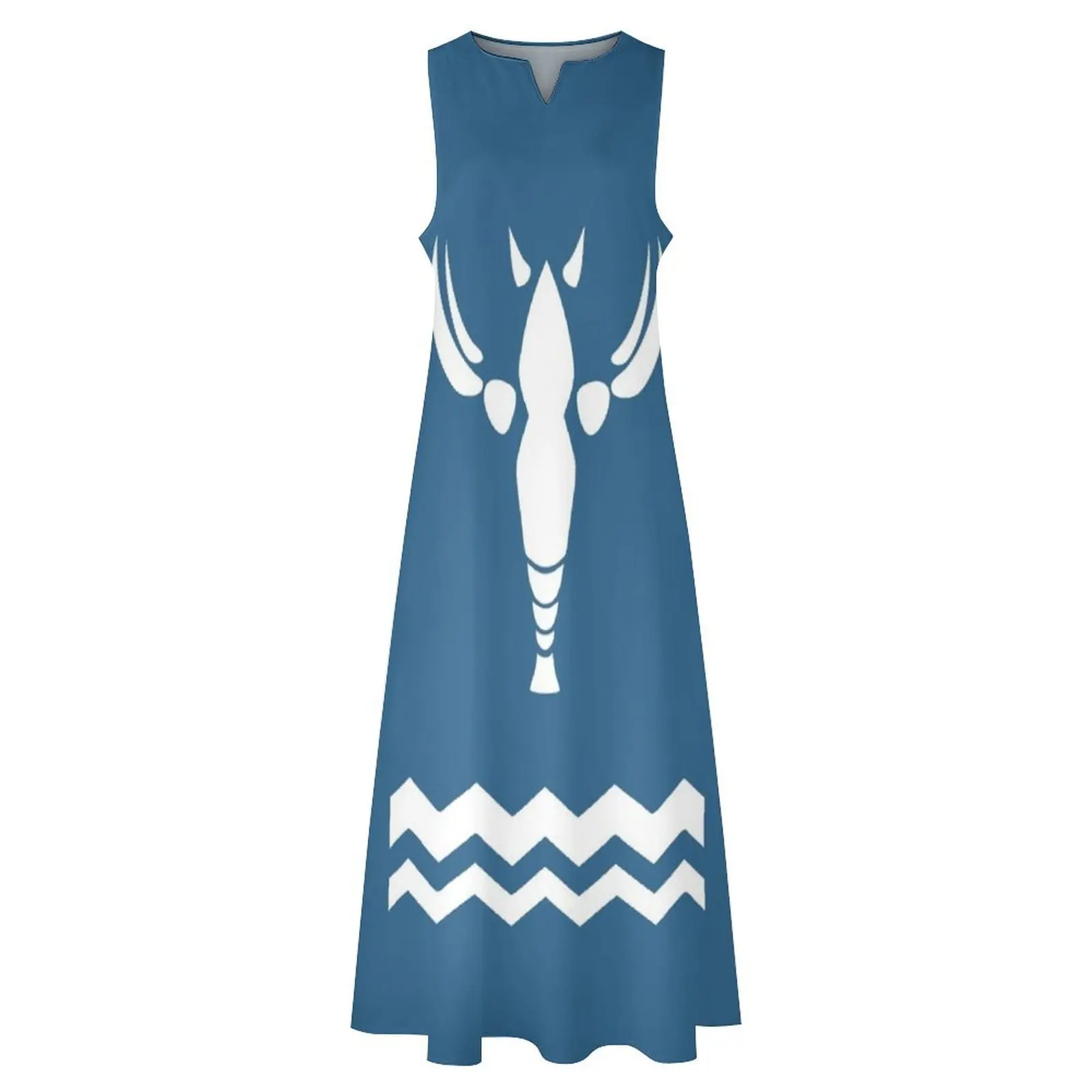 Wind Waker Island Lobster Pijamas Vestido largo vestidos de noche de lujo 2025 Moda mujer Vestido largo de mujer