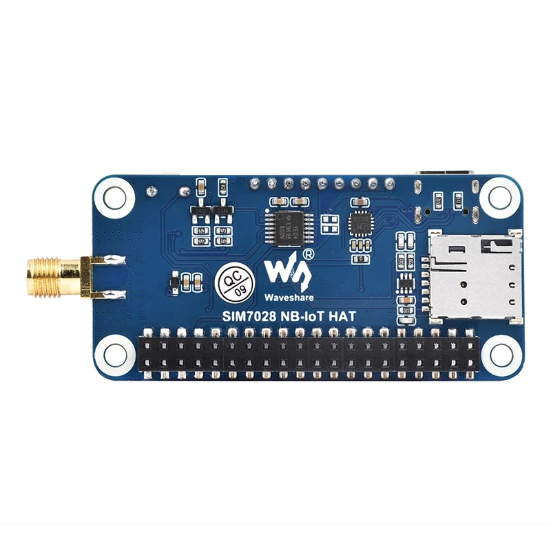 SIM7028 Wireless Communication Module NB-Iot Hat For Raspberry Pi, Supports Global Band Communication With Antenna Easy Install