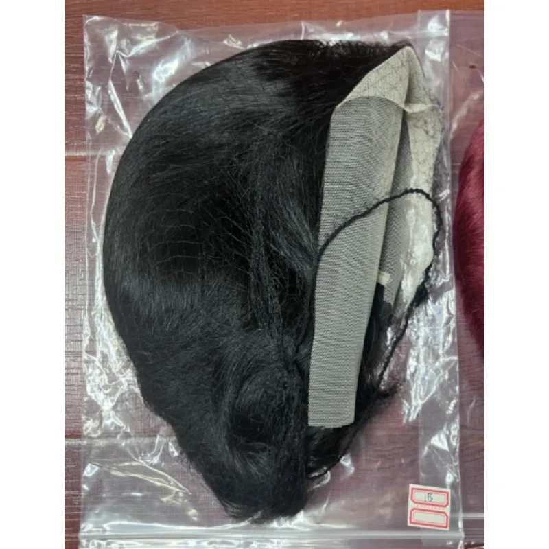 8 Zoll 12A Echthaar 13x4 Lace Frontal Perücke aus Virgin Remy Echthaar, von Ohr zu Ohr, Pixie Cut, kurze, glatte Perücke für den täglichen Gebrauch von Frauen. – Detail 6