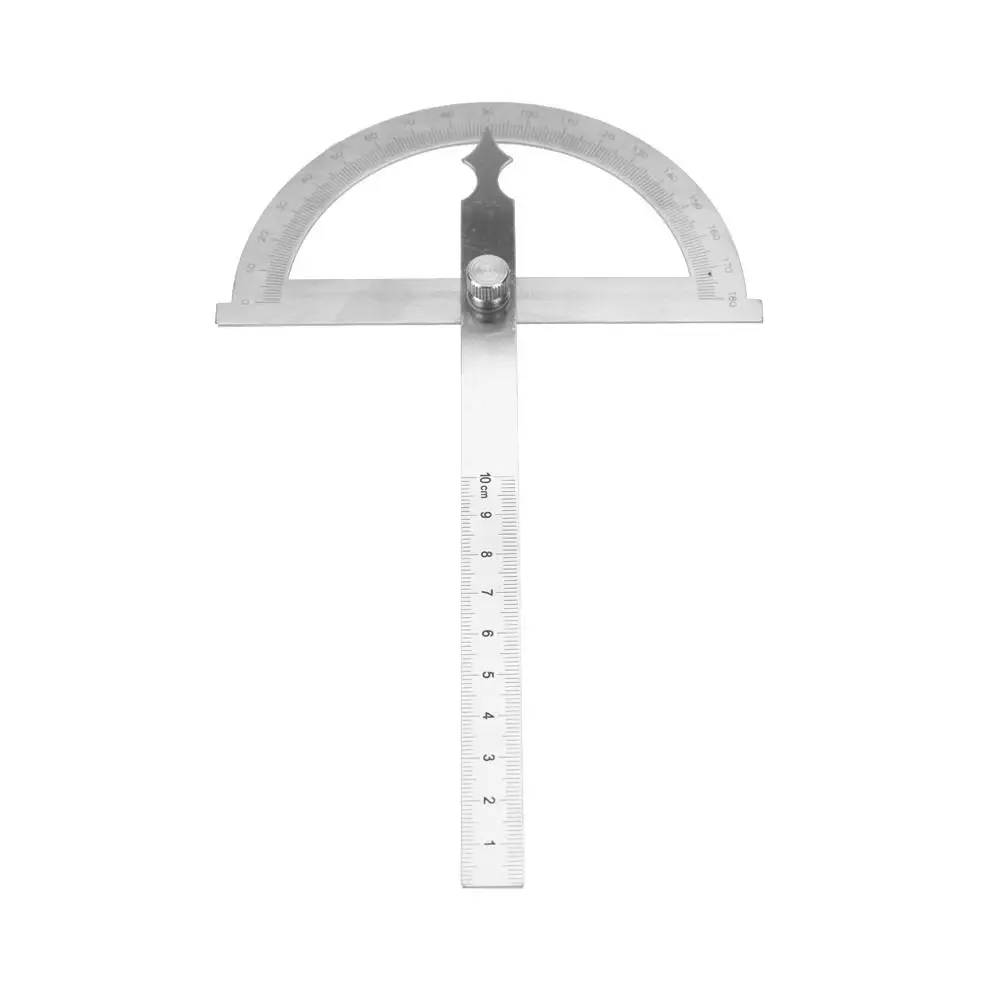 2-in-1-Winkelmesser und Goniometer-Winkels ucher aus Edelstahl 0-100 ° Lineal-15cm Messwerk zeug