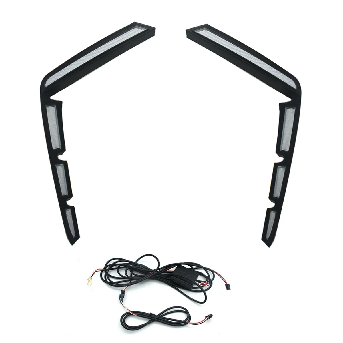 

Car DRL Daytime Running Light LED Fog Lamps Tri-Color Light for 2023-2024 Turn Signal Light