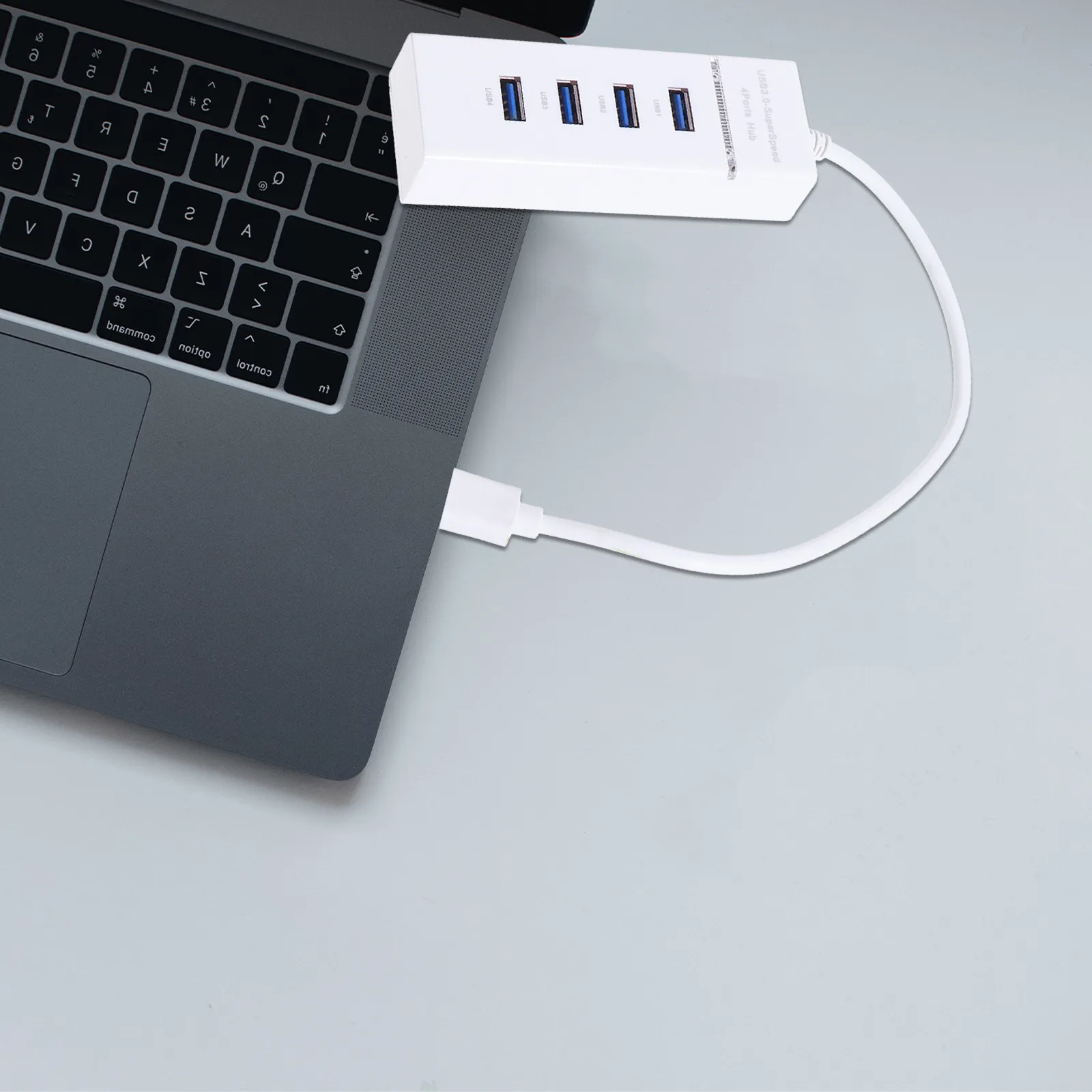 

1Pcs Usb3.0 Hub 4 Ports High Speed 5Gbps Data Transfer Plug and Play Compact Lightweight Design for Laptop Desktop Home Office
