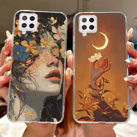 New Fashion Painting Case For Samsung Galaxy A22 A225F A226B Soft Silicone TPU Phone Cases For Samsung A22 4G 5G Cover Bumpers