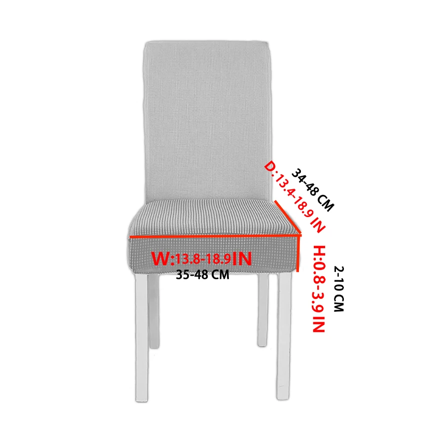 1 PC elastic Jacquard Chair Seat Cover corn kernels pattern Chair Seat Cushion Cover dust-proof easy to install & remove