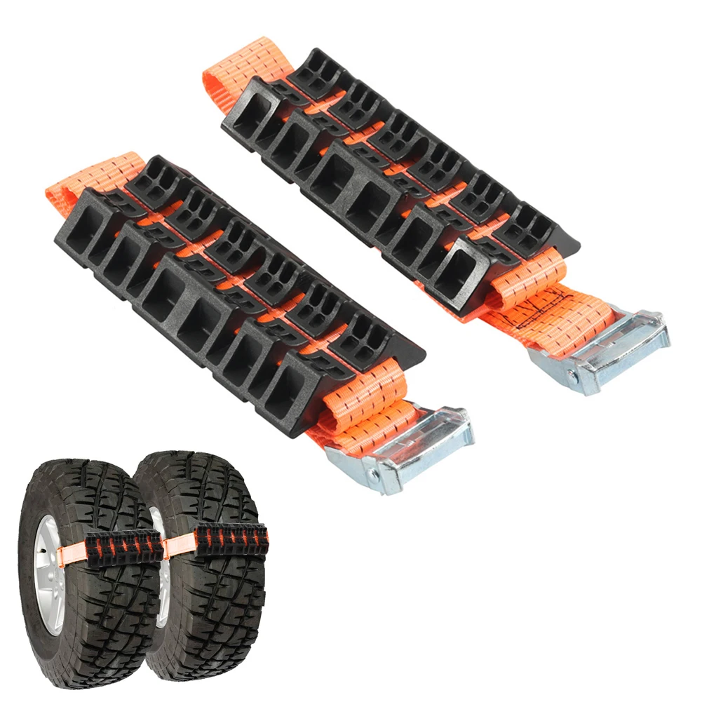2 Cales Pour Roues De Voiture | Bloc Antidérapant En Plastique ABS | Stabilise Véhicule En Pente Ou Lors De La Réparation | Taille 15,5x9x9,8cm - 6