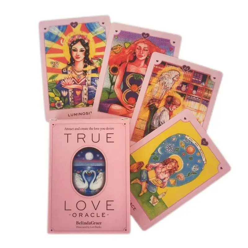 Cartas de Tarot en inglés, cartas de oráculo de amor verdadero, Tarot Siddhartha, Labradorable, arte egipcio, nuevo Doodle, baraja de oráculo