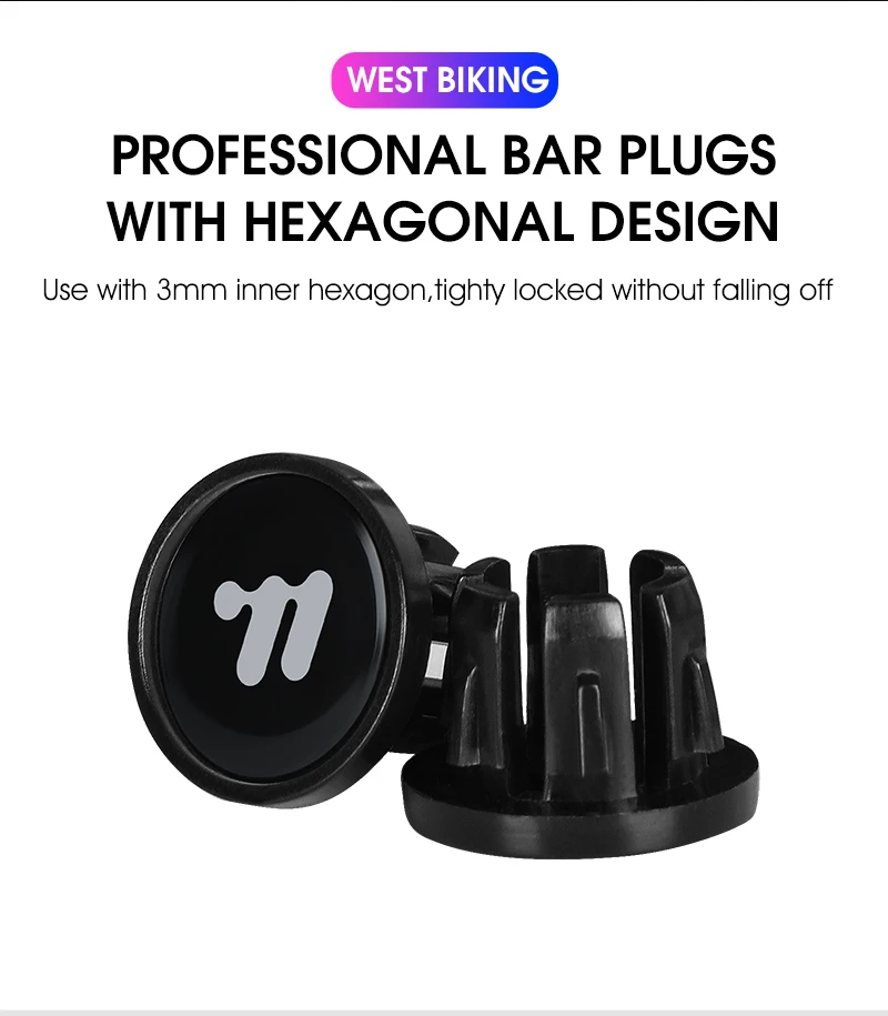 Ruban De Guidon WEST BIKING - PU EVA Souple 3mm X 30mm X 2000mm - Pour Vélo De Route