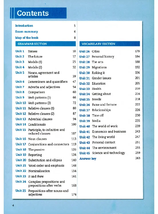 Grammar And Vocabulary For Advanced