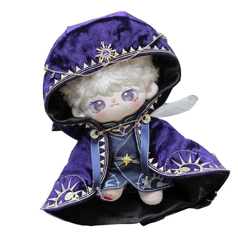 Terno Handmade Temple Priest Cos, Manto Lindo Roxo, Robe, Cinto, Calças, Roupa, Presente, Nenhuma Boneca, 20cm, 4 Pcs