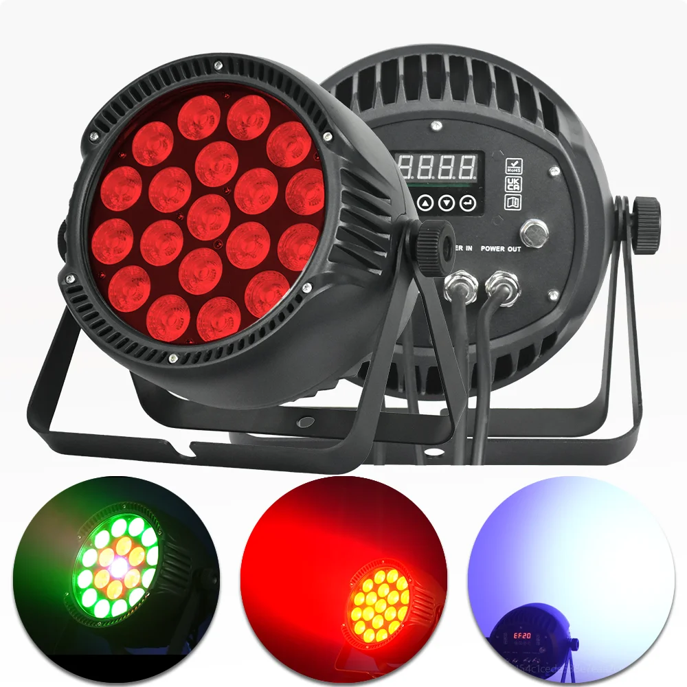 

19X10W LED RGBW 4в1 Водонепроницаемый Par Light Circle Control 25 ° Промывка линз, эффект стробоскопа DMX512 для DJ, дискотеки, свадебного клуба, бара