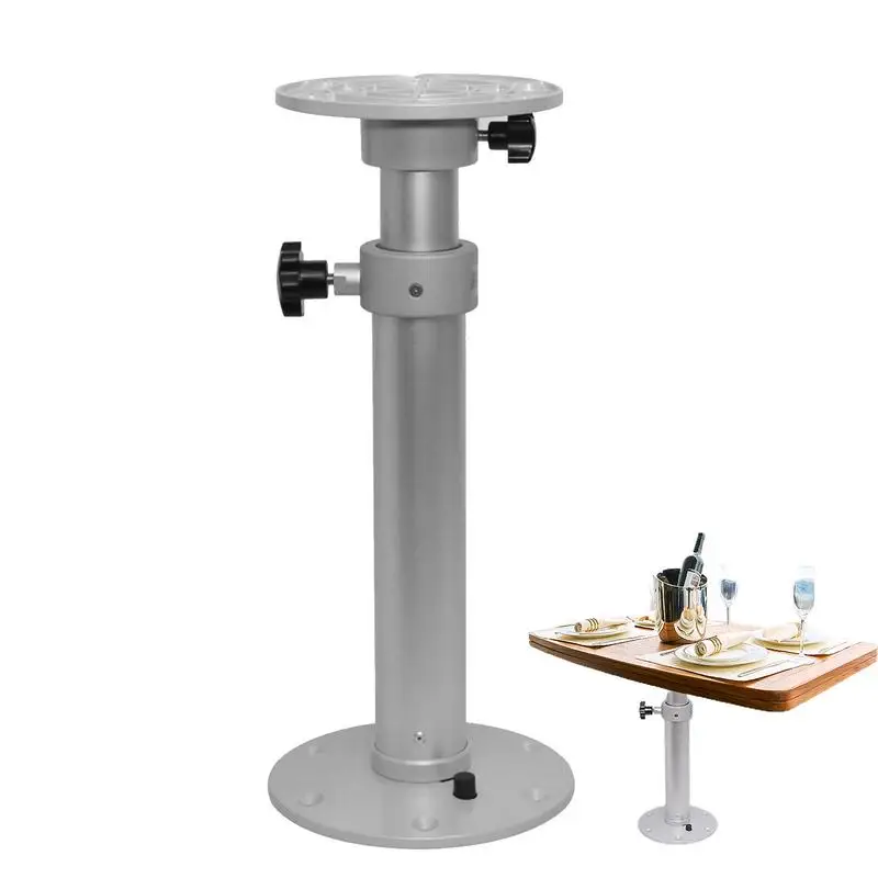 Adjustable table legs RV Table Base Mount Adjustable RV Lift Table Legs Table Pedestal Stand Base Table Base 360 Degree Rotation