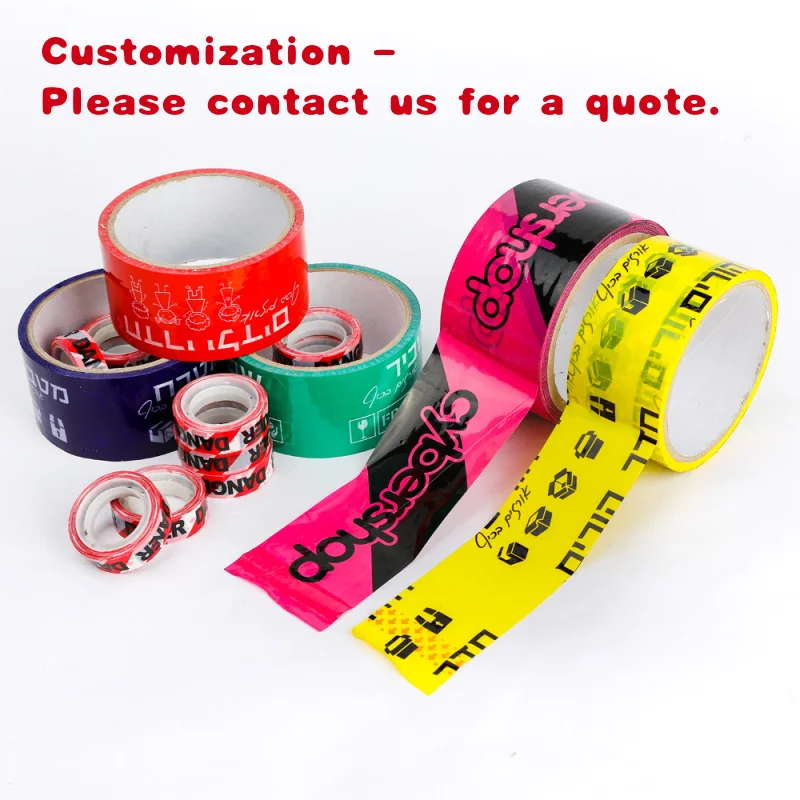 custom.Cheap Custom Tape Low Noise Custom Tape Packaging Multiple Color Packing Tape Custom