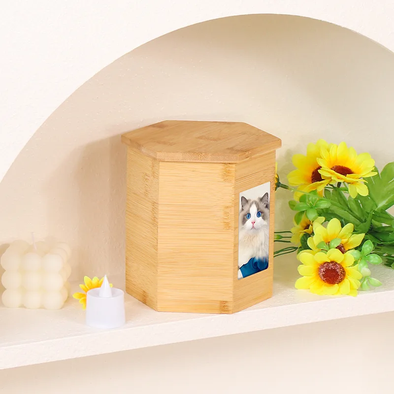 Pet Urns Handmade Urns For Cat and Dog Ashes Wood Cremation Urns For Pet Ashes