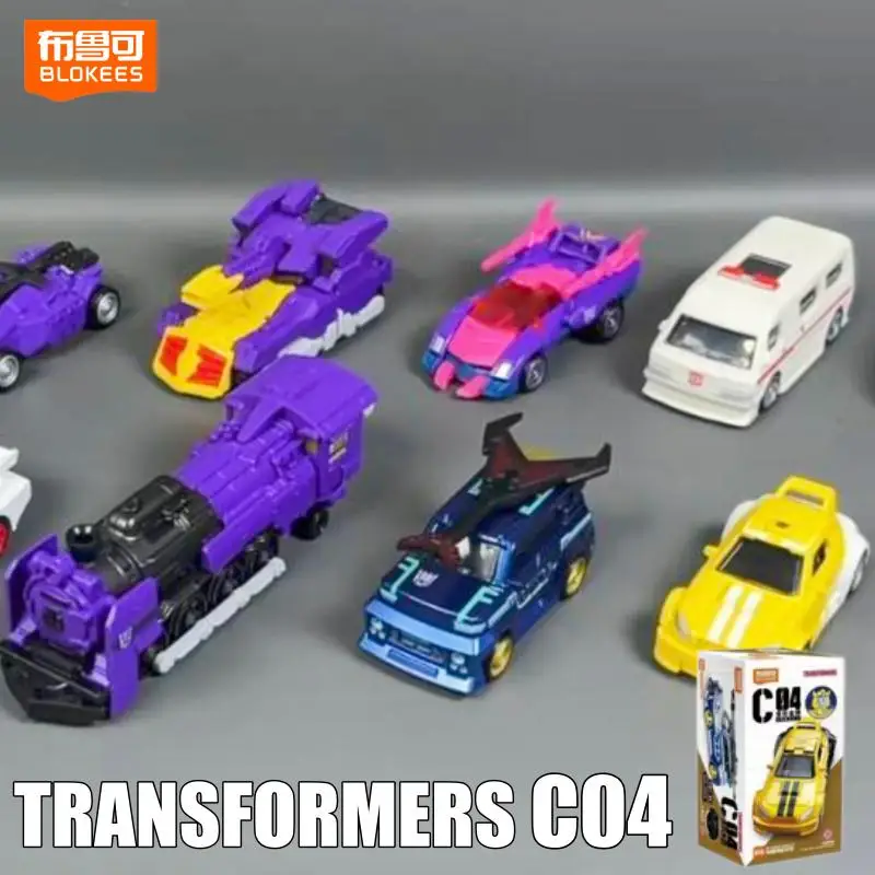 Новые фигурки Blokees Wheels Transformers в закрытой упаковке C04: Бамблби, Саундвейв, сборная модель игрушечного автомобиля, коллекционный подарок.