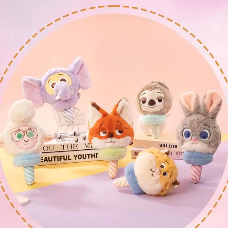 

Hot Disney Zootopia Plush Lollipop Stuffed Dolls Judy Nick Flash Soft Safe Fabric 3d Cartoon Toys Birthday Gift For Boys Girls
