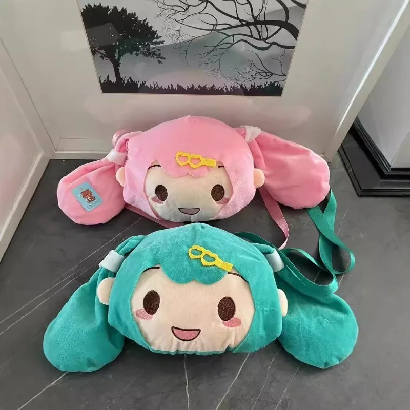 

Hatsune Miku Cute Creative Cartoon Two-dimensional Shoulder Bag Cute High-value Anime Peripheral Doll Crossbody Bag Wholesale