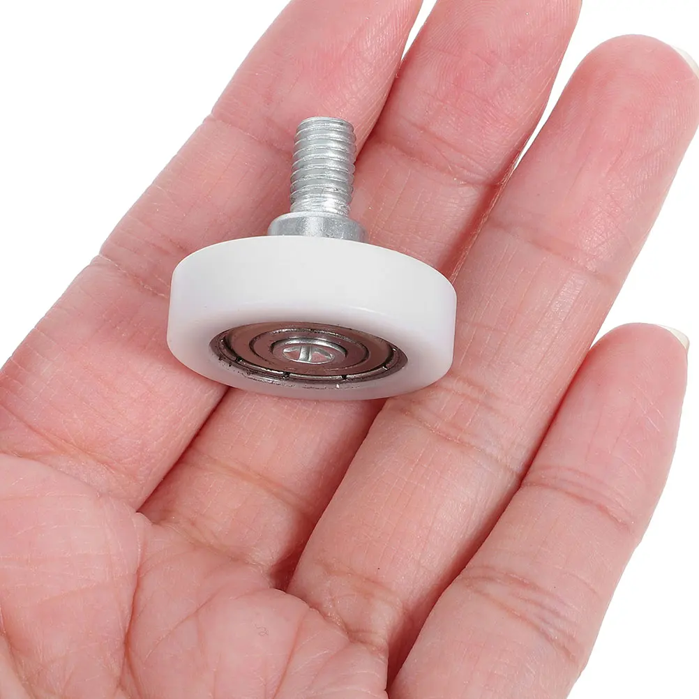

6pcs Heavy Duty Drawer Roller Pulley Furniture Cabinet Sliding Wheels Replacement Track Vending Machine Nylon Guide Wheel Ball