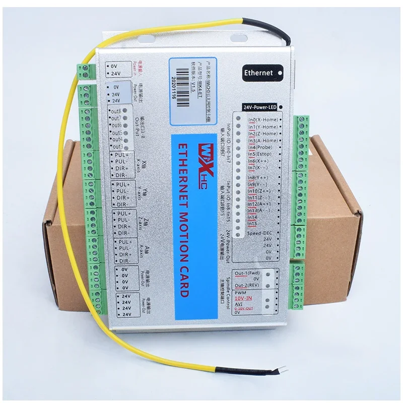 2026 g Xhc Mach3 Ethernet Breakout Board 3 4 6-Axis CNC Motion Control Card Controller for Stepper Motor/Servo Motor Lathe Engra