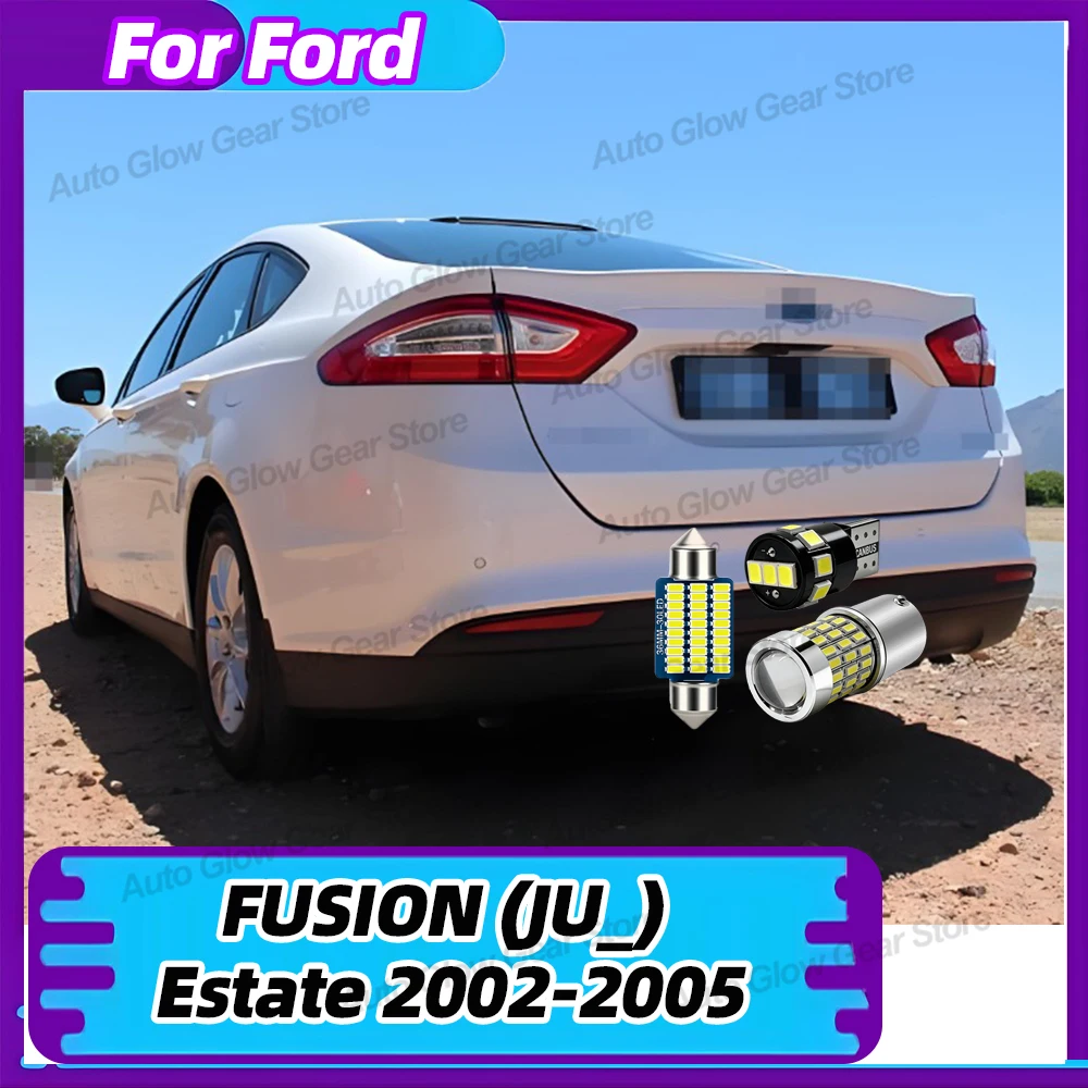 2x For Ford FUSION (JU_) Estate 2002 2003 2004 2005 LED Reverse Backup Bulbs 6000K Clearance Parking Lamps License Plate Lights
