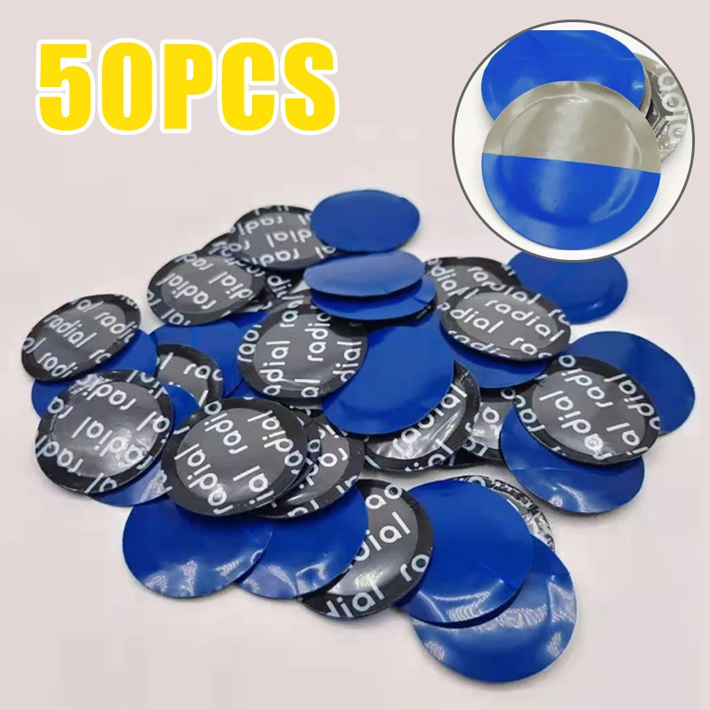 32mm Car Motorcycle Bike Rubber Wired Tyre Patches Puncture Repair Mushroom Plug Patch KIT Blue Accessories