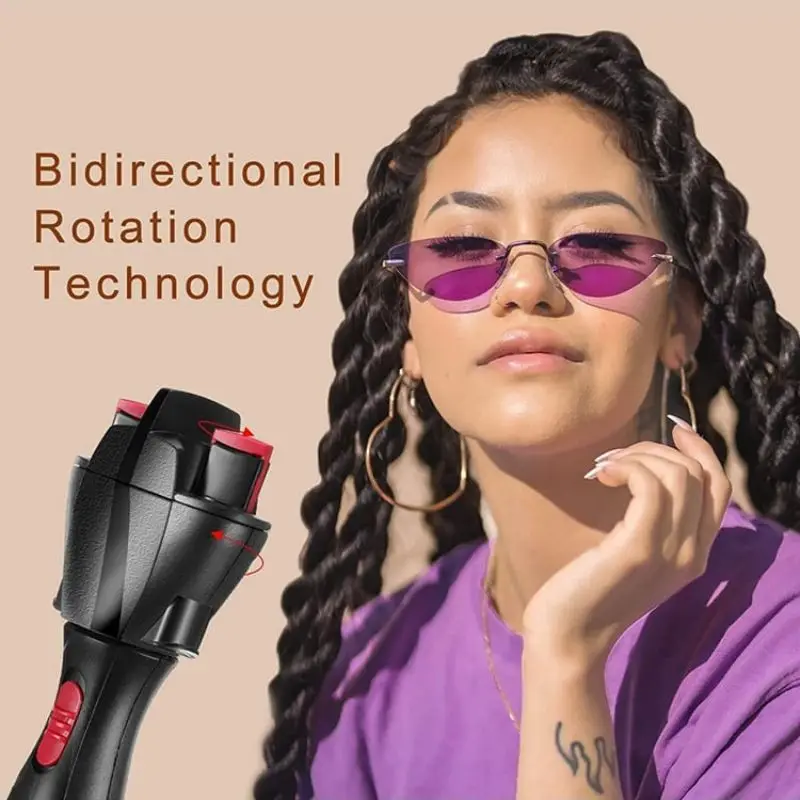 Electric Hair Styling Tool 360 Degree Rotate Automatic Hair Braider Hair Braider Styling DIY Two Strands Twist Braid Maker