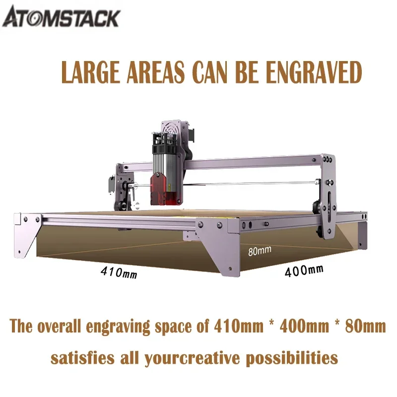 ATOMSTACK A5 PRO 40W CNC DIY Tragbare Granit Stein Glas Engravies Holz Cutter Laser Gravur Maschinen Für Metall