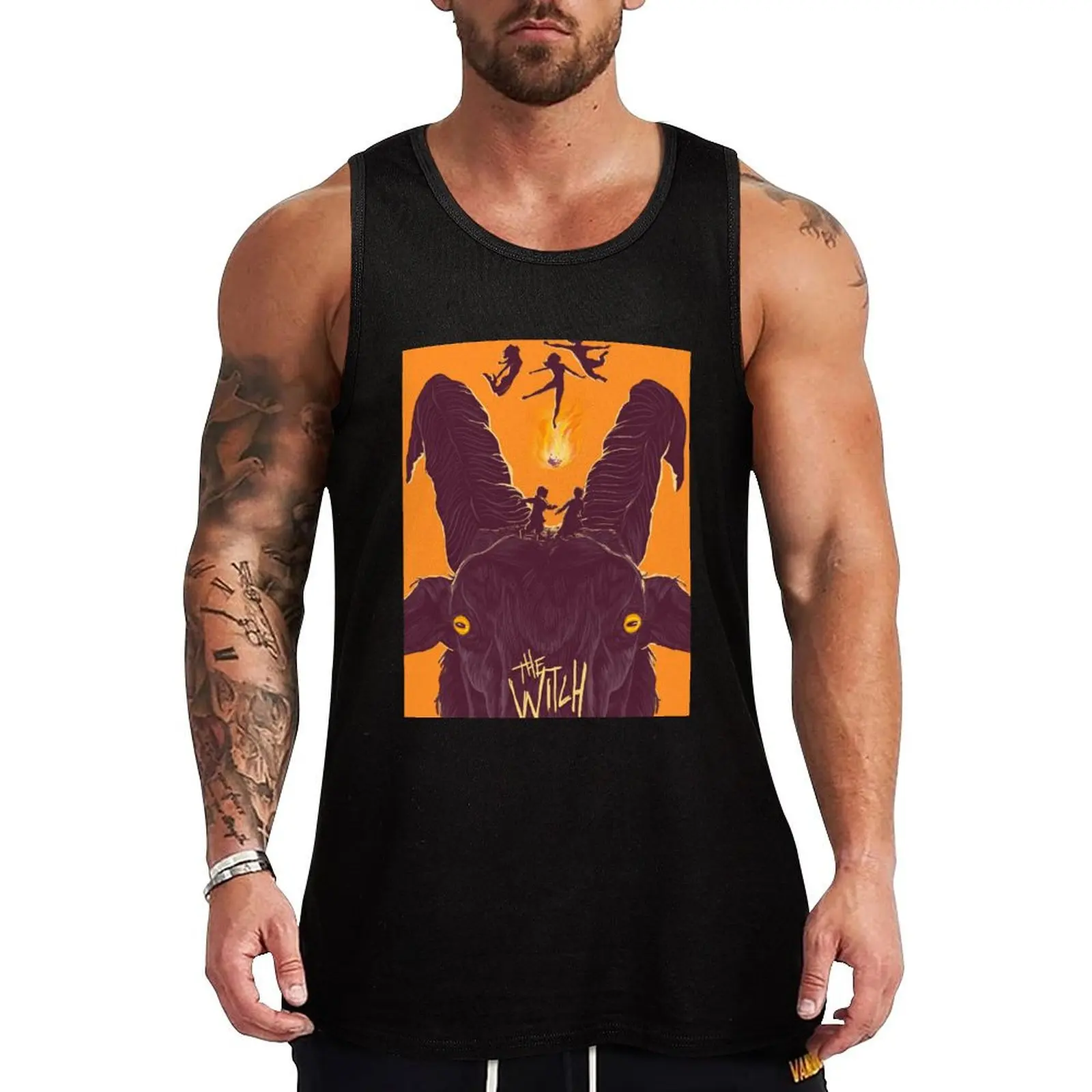 

the VVITCH WITCH Tank Top t-shirts man Men's summer t-shirt