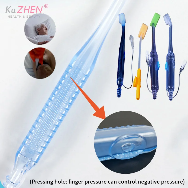 

1 шт., медицинская губка с всасыванием, зубная щетка, всасывающая трубка ICU, уход за полостью рта, одноразовое использование, чистка всасывания, гигиена, прикованный к постели пациент