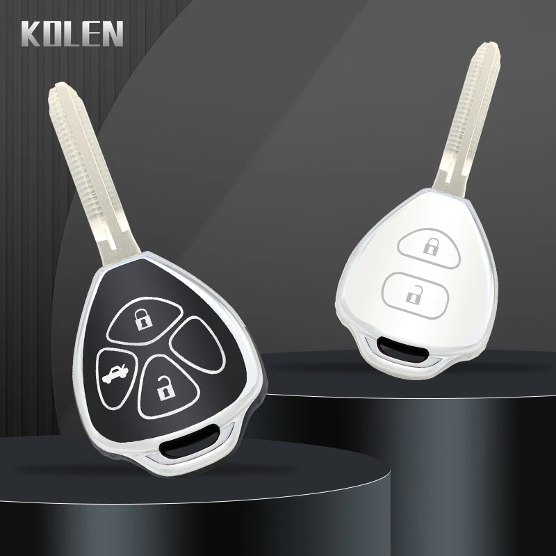 Modne etui z TPU na kluczyk samochodowy do Toyoty Corolla Camry Reiz RAV4 Crown Avalon Venza Matrix Auris Yaris