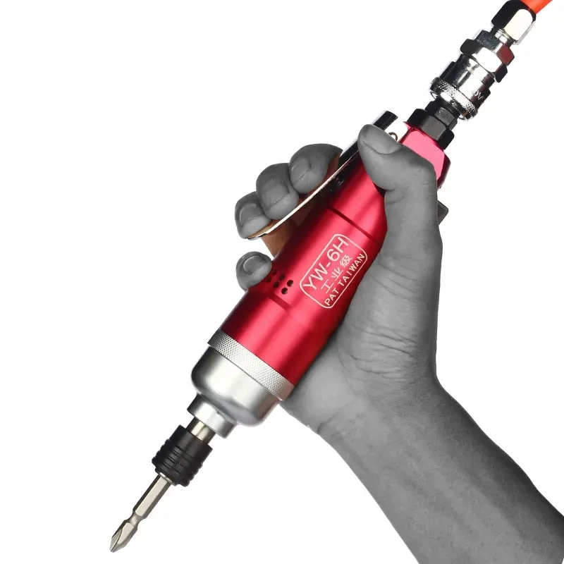 6H Pneumatic Screwdriver Professional Impact Air Screw Driver Industrial Grade Gun With Foward Reverse