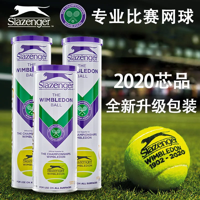 

Slazenger Canned Tennis Cups Competition Tennis Wimbledon Professional Balls 3 Pcs Schlesinger 3 Pcs/tube