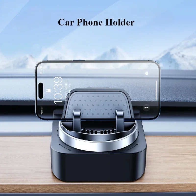 Hipacool dla Tesla Model 3/Y Uchwyt samochodowy na telefon Deska rozdzielcza 360° ° Obrotowe akcesoria Tesla 2017-2024 Model 3 Y Pasują do iPhone'a Samsung