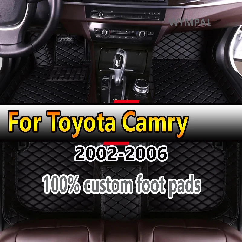 Car Mats For Toyota Camry Daihatsu Altis XV30 2002~2006 Durable Carpet Rugs Leather Floor Mat Anti Dirt Pad Car Accessories 2003