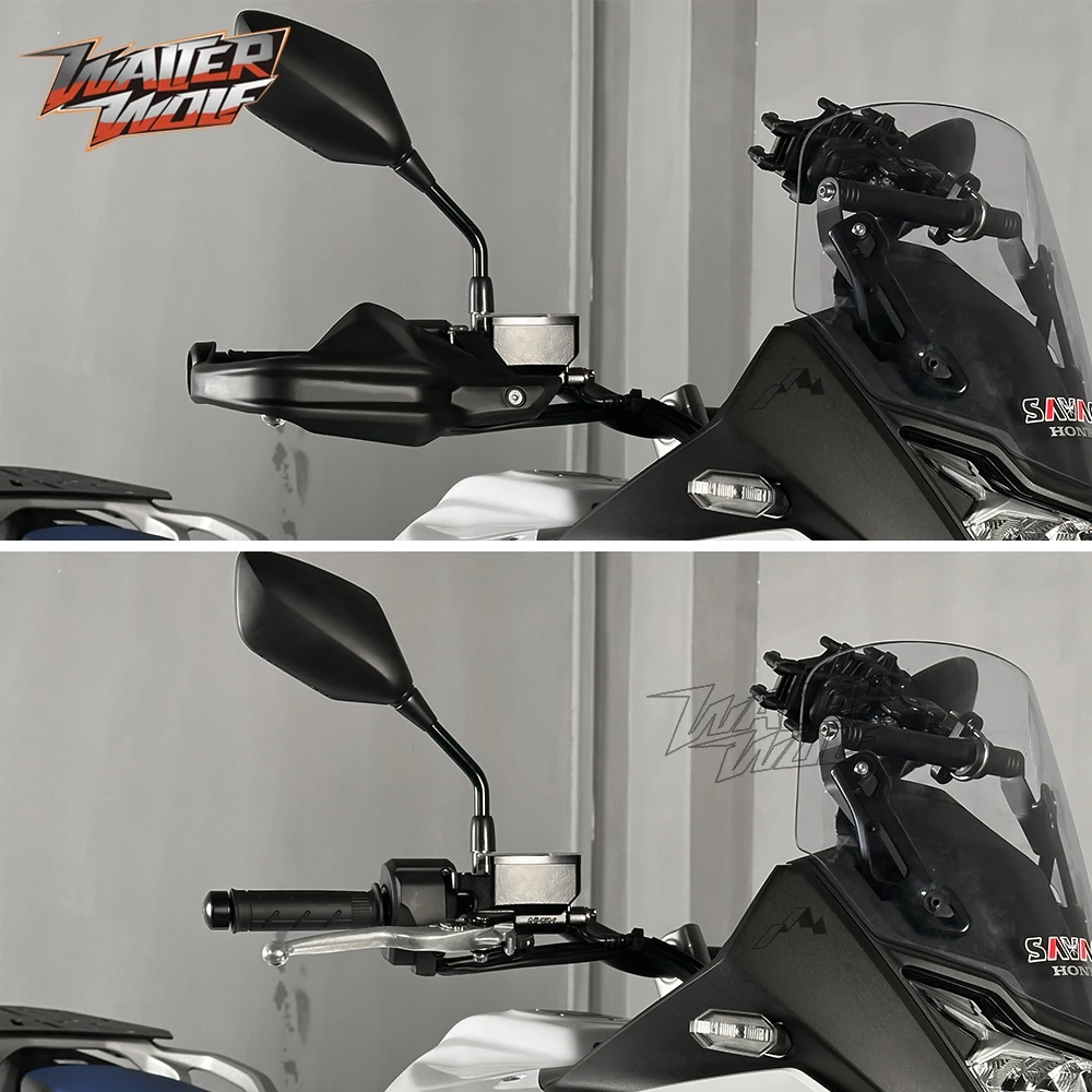 Руль мотоцикла, лобовое стекло, защита для Honda XL750 Transalp 750 2023-2024, защита для рук, защита рычага тормозной муфты