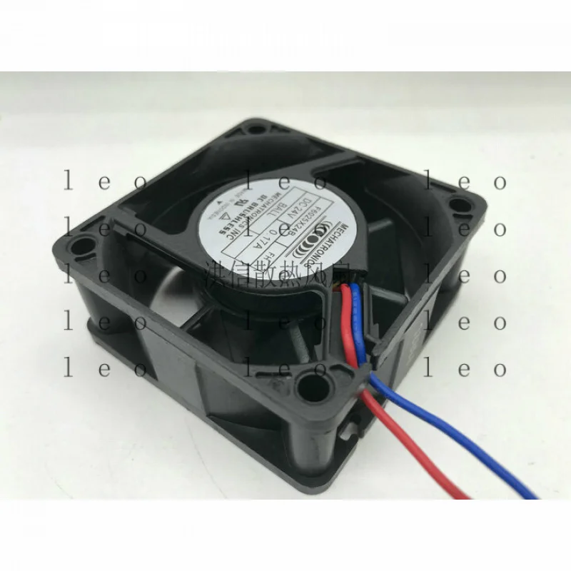 DD  1 PCS  MECHATRONICS Fan F6025X24B FH DC24V 0.170A 6025 6cm inverter Cooling  fan