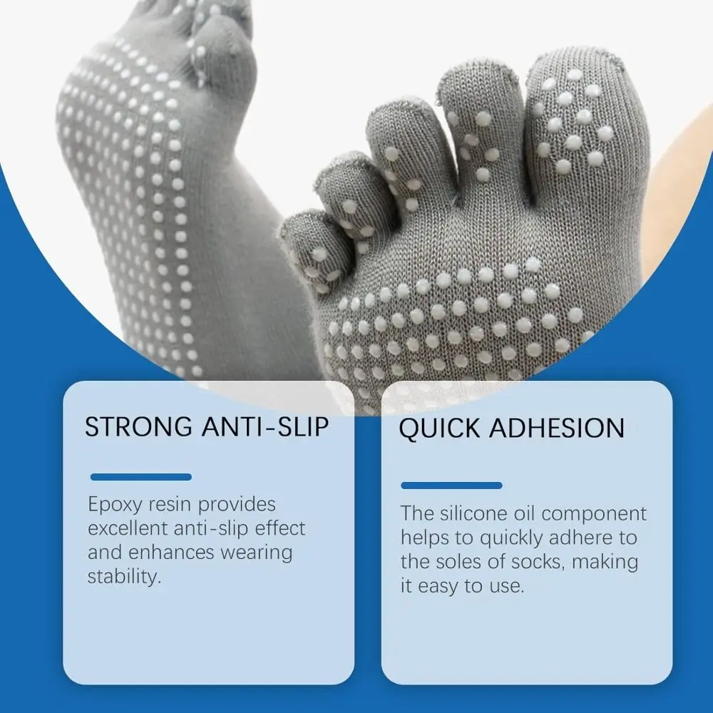 New Quick-Drying Non-Slip Adhesive Transparent Waterproof Sock Stop Agent DIY Craft Supplies for Grip Socks