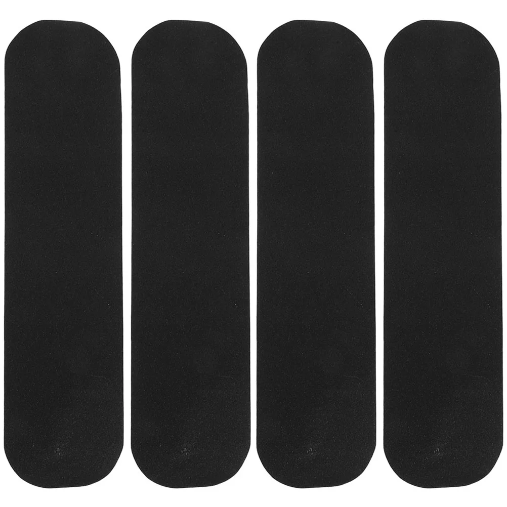 4 قطعة شريط لحام لوح التزلج لزوجة موثوقة التصاق قوي مقاومة للاهتراء ورقة مقاومة للانزلاق قابلة للقص متعددة الوظائف