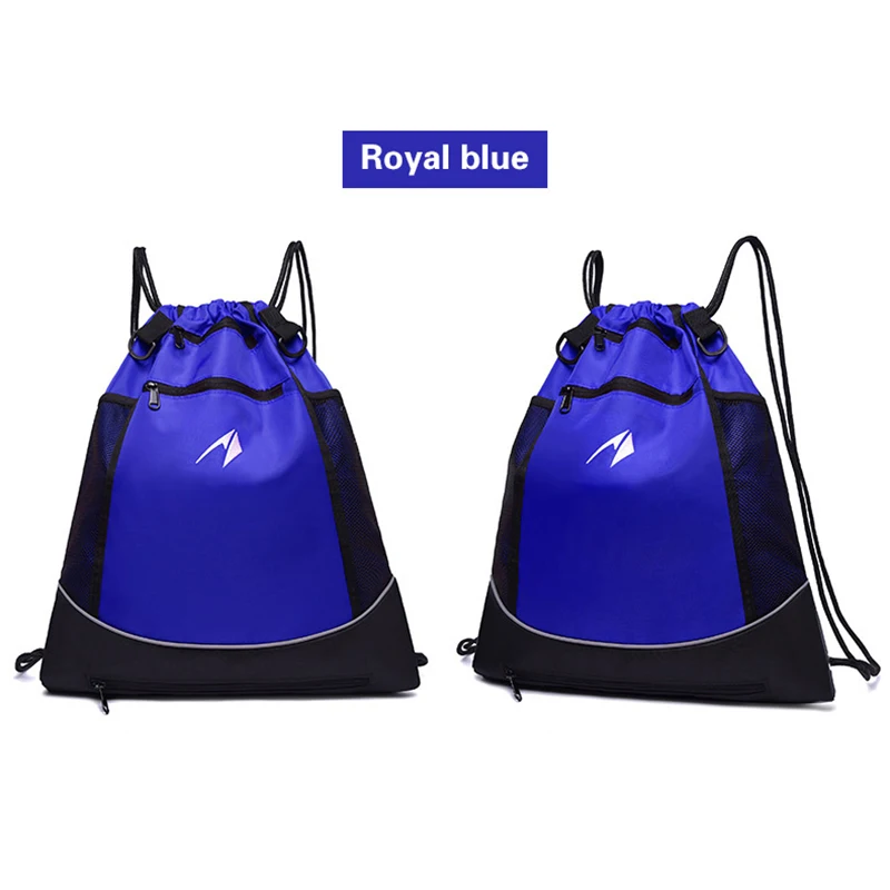 1Pc Basketball Large Capacity Mesh Bag Shoulder Bag  Outdoor Sports Ball Storage Bag Cycling Helmet Bag