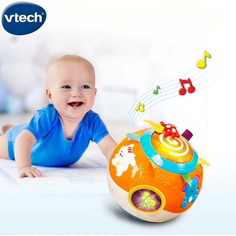 Vtech Happy Roll Ball juguete para gatear para bebé juguete para gatear 6-12 meses regalo de cumpleaños meses juguete sensorial para niños pequeños